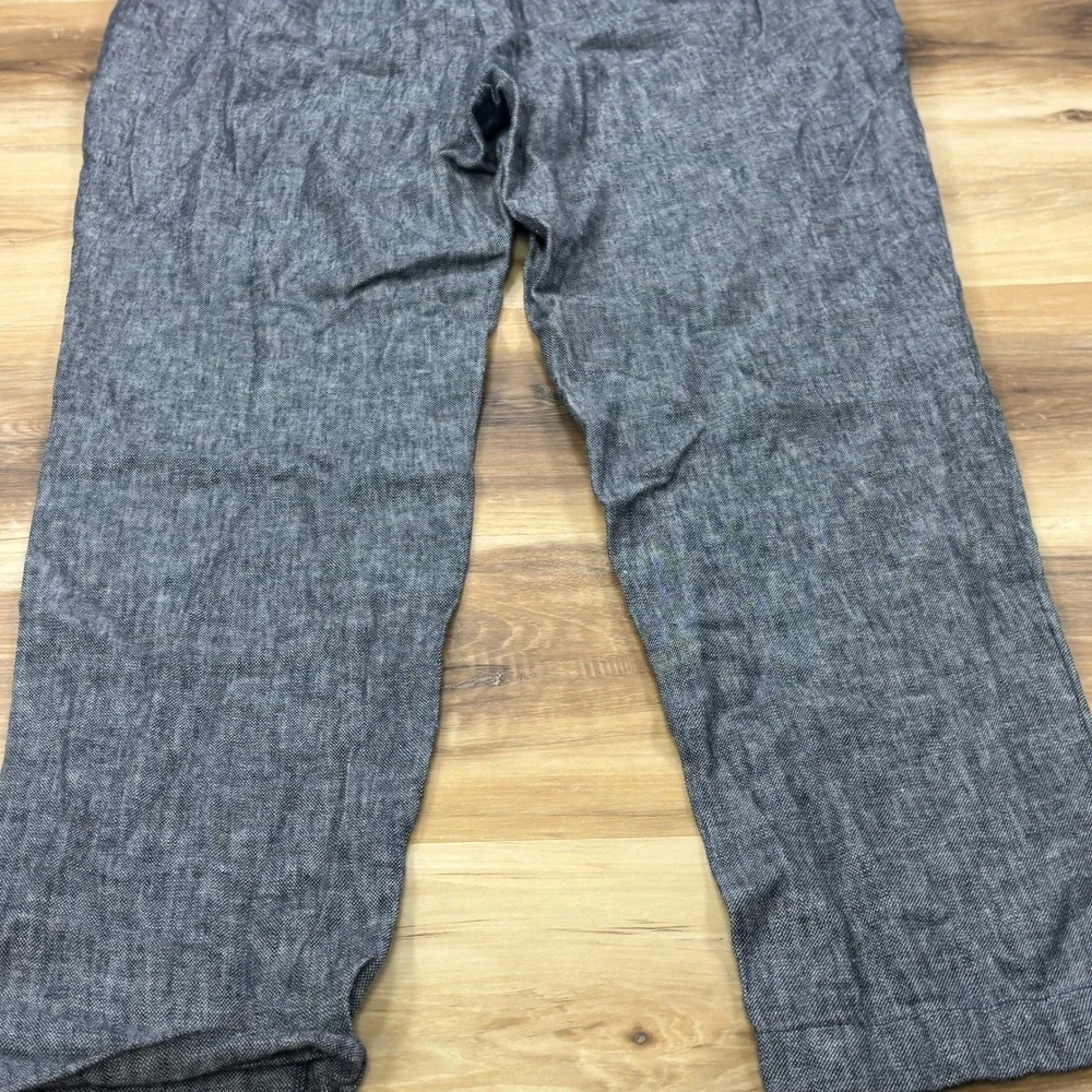 Banana Republic Pants Mens 33x30 Minimalist Linen Cotton Athletic Fit Blue
